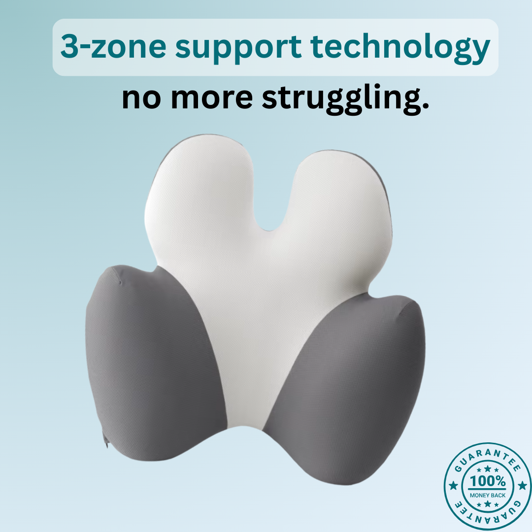 Ergonomic Lumbar Cushion for Chair, Comfortable Lower Back Support