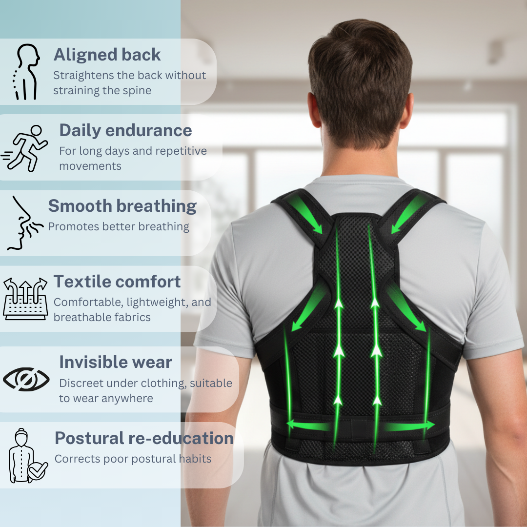 Back Support Belt Designed to Improve Posture