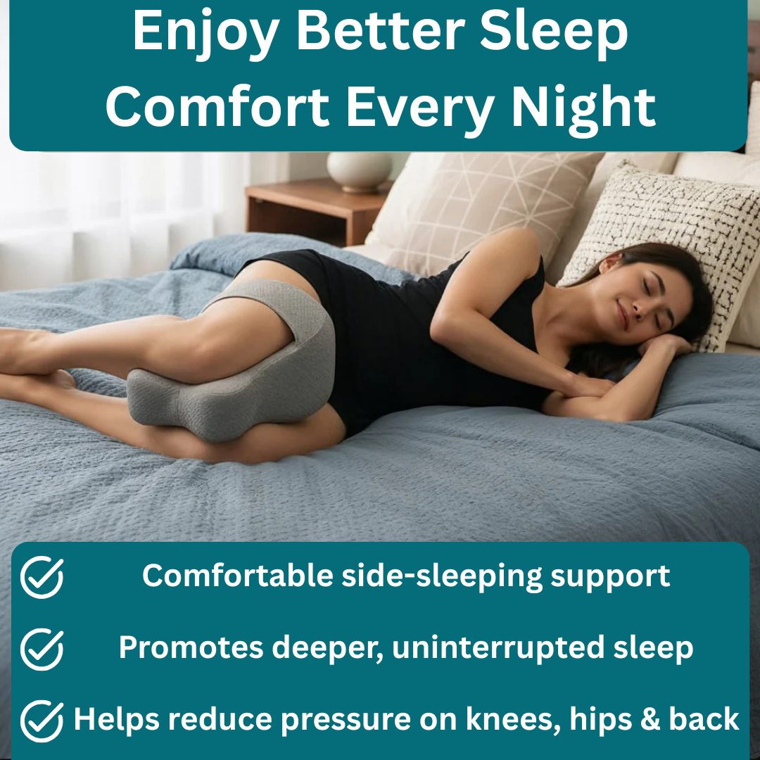 Ergonomic Knee Pillow for Side Sleepers – Comfortable Sleep Support