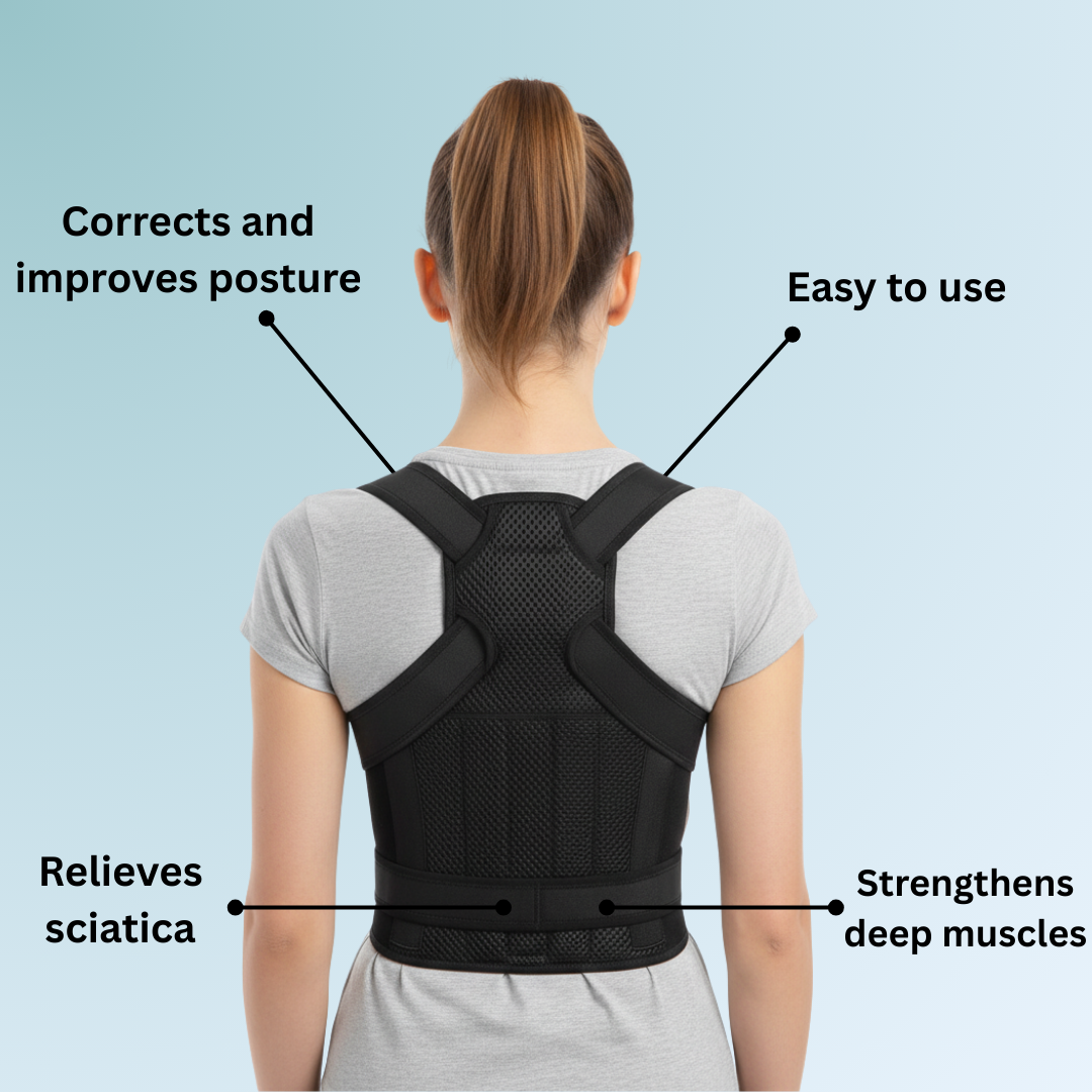 Back Support Belt Designed to Improve Posture