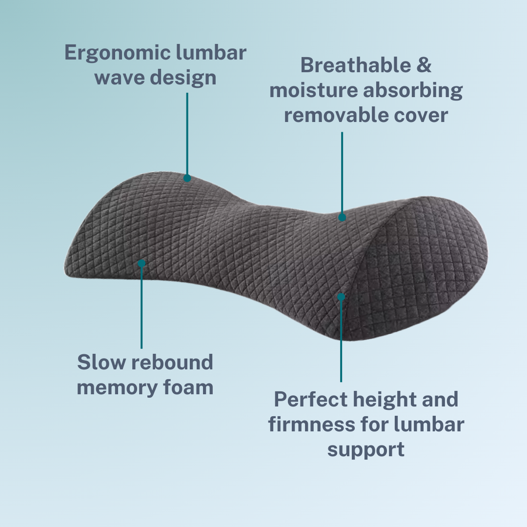Alignora™ Back Support Pillow for Better Sleep